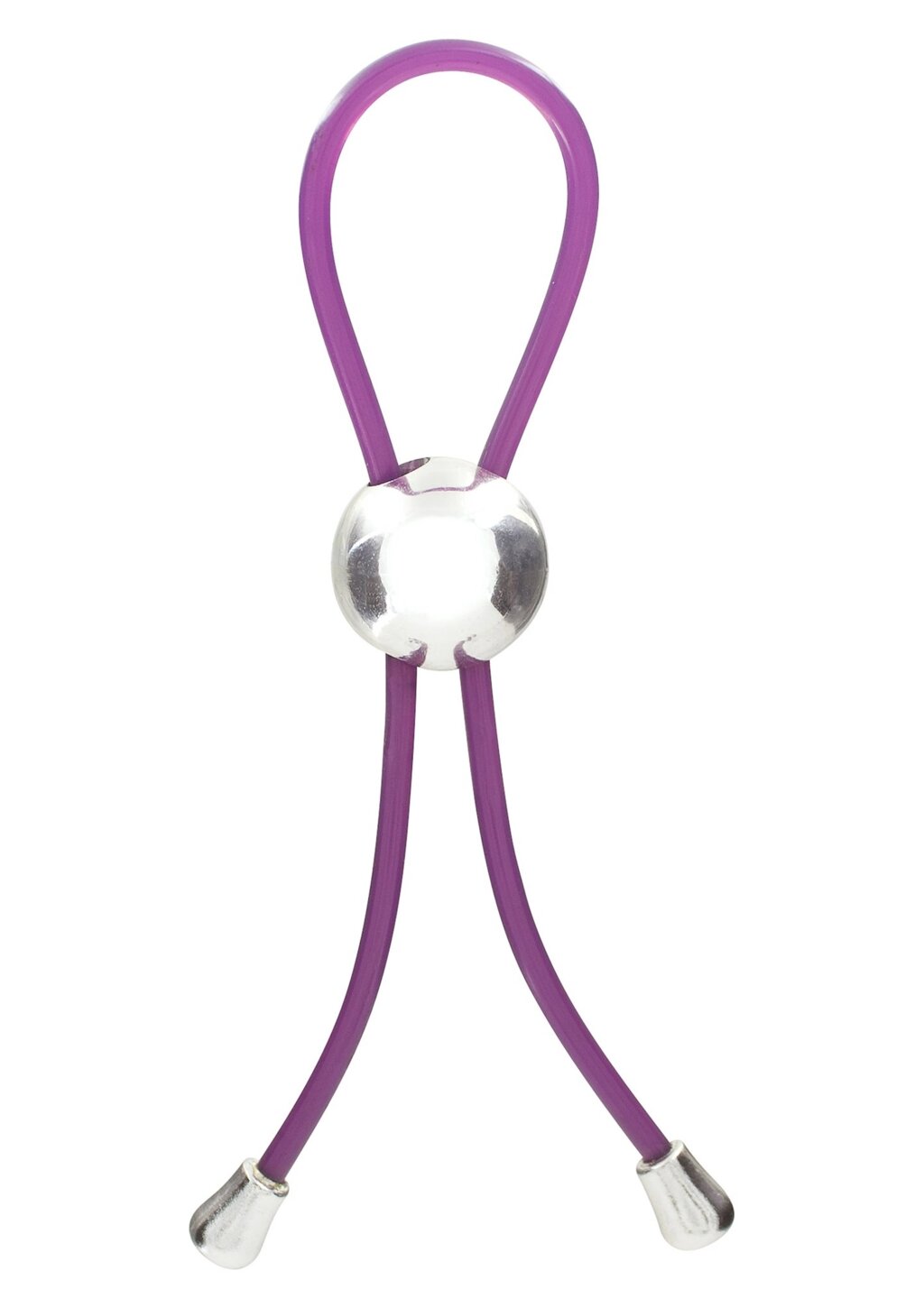 Ерекційне кільце-ласо пурпурового кольору від компанії Інтернет магазин Персик - фото 1