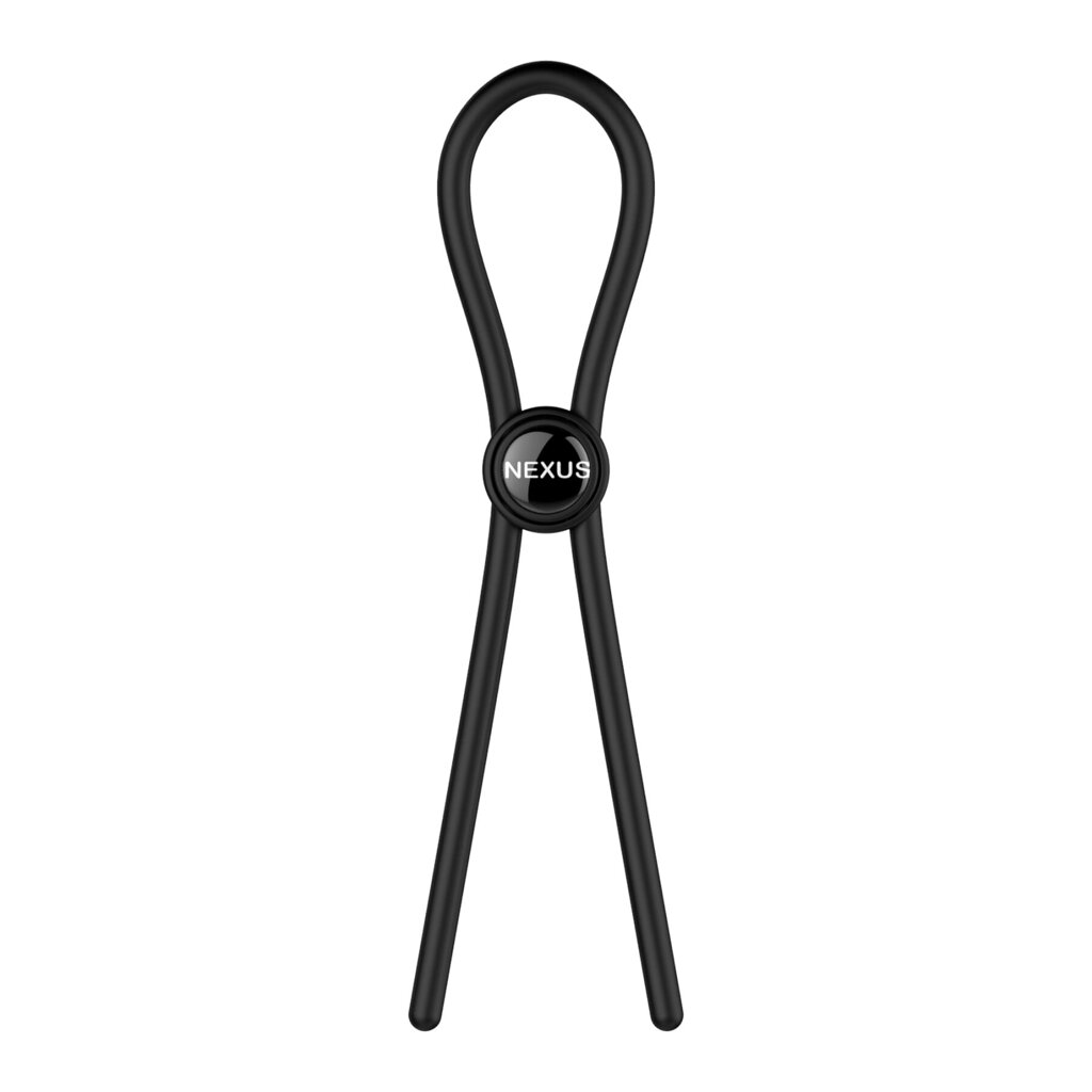 Ерекційне кільце Nexus FORGE Single Adjustable Lasso - Black від компанії Інтернет магазин Персик - фото 1
