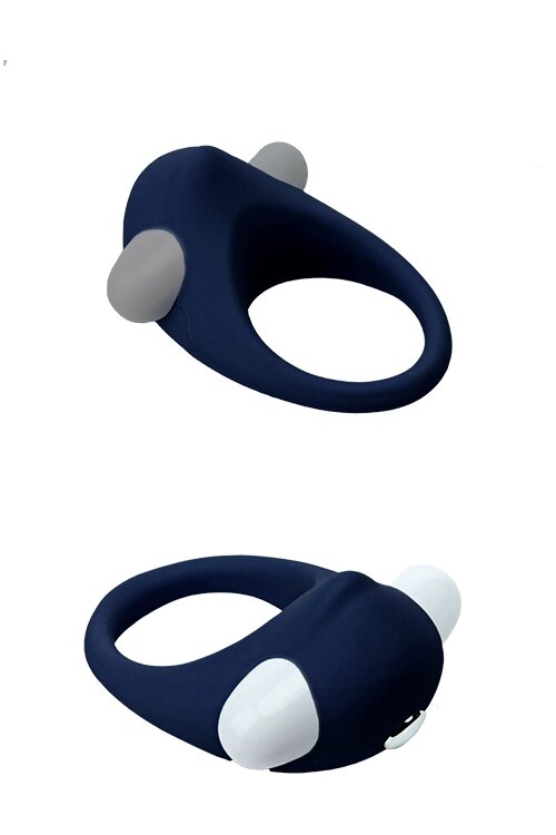 Ерекційне кільце з вібраційною мрією іграшки кільця любовного стимулювача синій від компанії Інтернет магазин Персик - фото 1