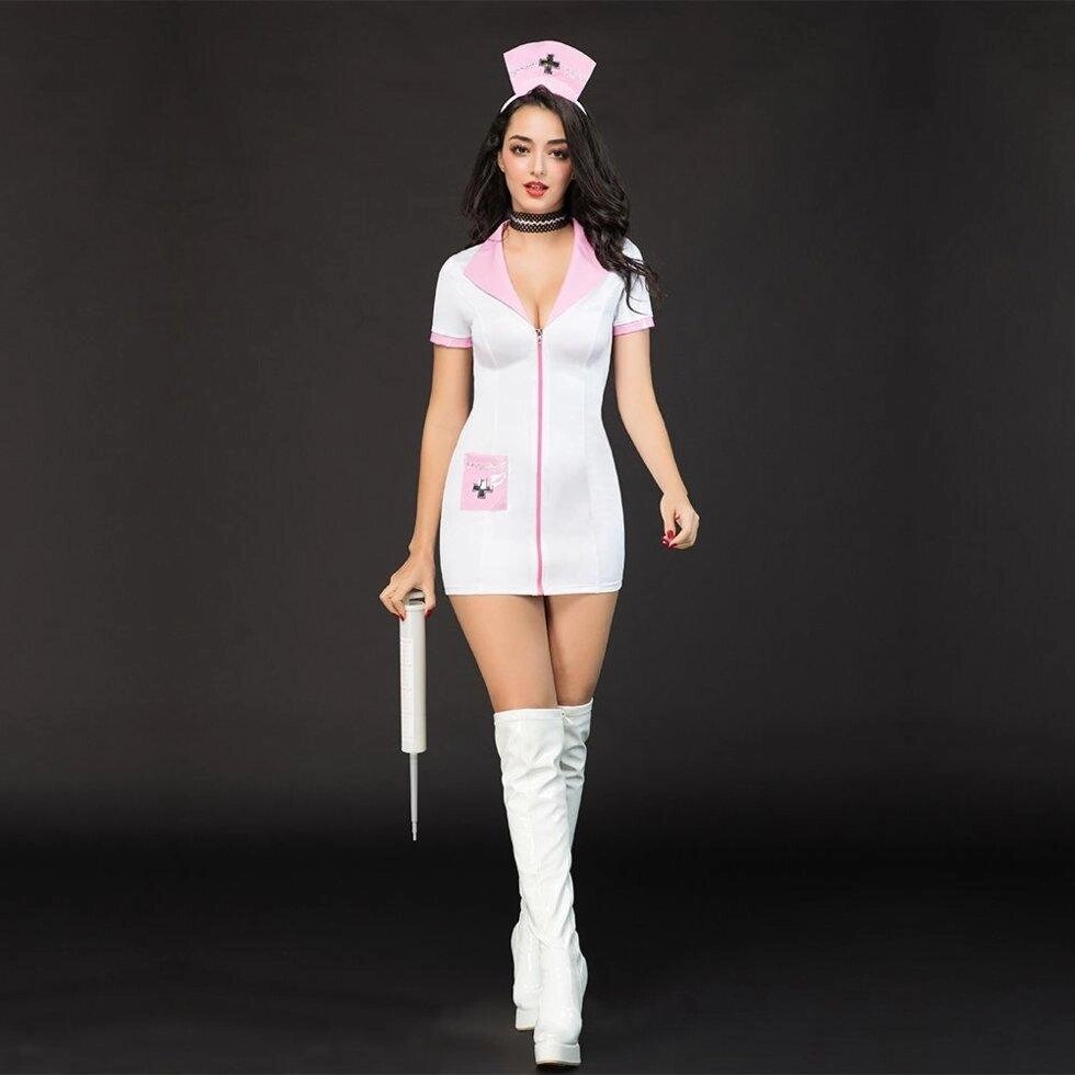 Еротичний костюм медсестри Сексуальна Ніколетта від компанії Інтернет магазин Персик - фото 1