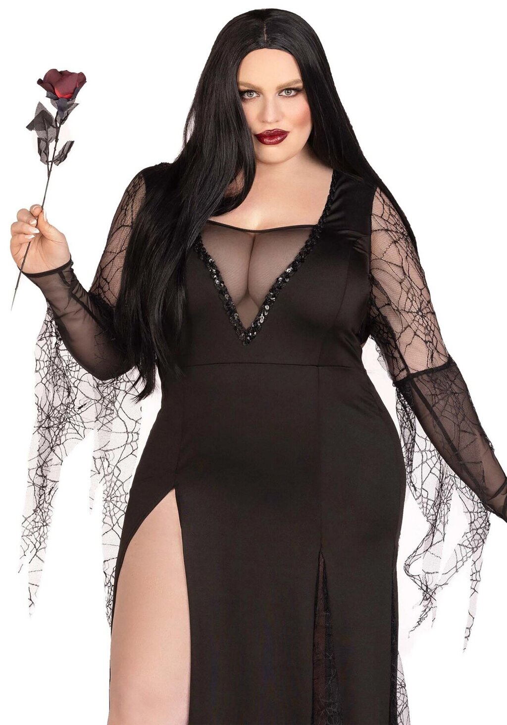 Еротичний костюм Мортіші Аддамс Leg Avenue Sexy Spooky Morticia 3X-4X від компанії Інтернет магазин Персик - фото 1