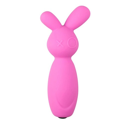 ET103PNK Міні-вібратор для клітора Vibrating Mini Bunny, 8 см х 2 см від компанії Інтернет магазин Персик - фото 1