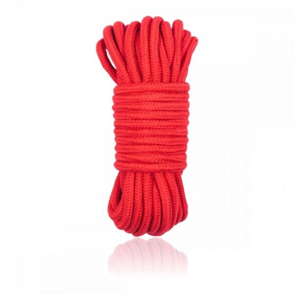 F61290 Мотузка бондажная для шібарі червона 10 м від компанії Інтернет магазин Персик - фото 1