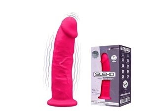 Дилообразна вібрація SilexD Henry Vibro Pink (MODEL 2 size 7in), Двошаровий, діаметр см