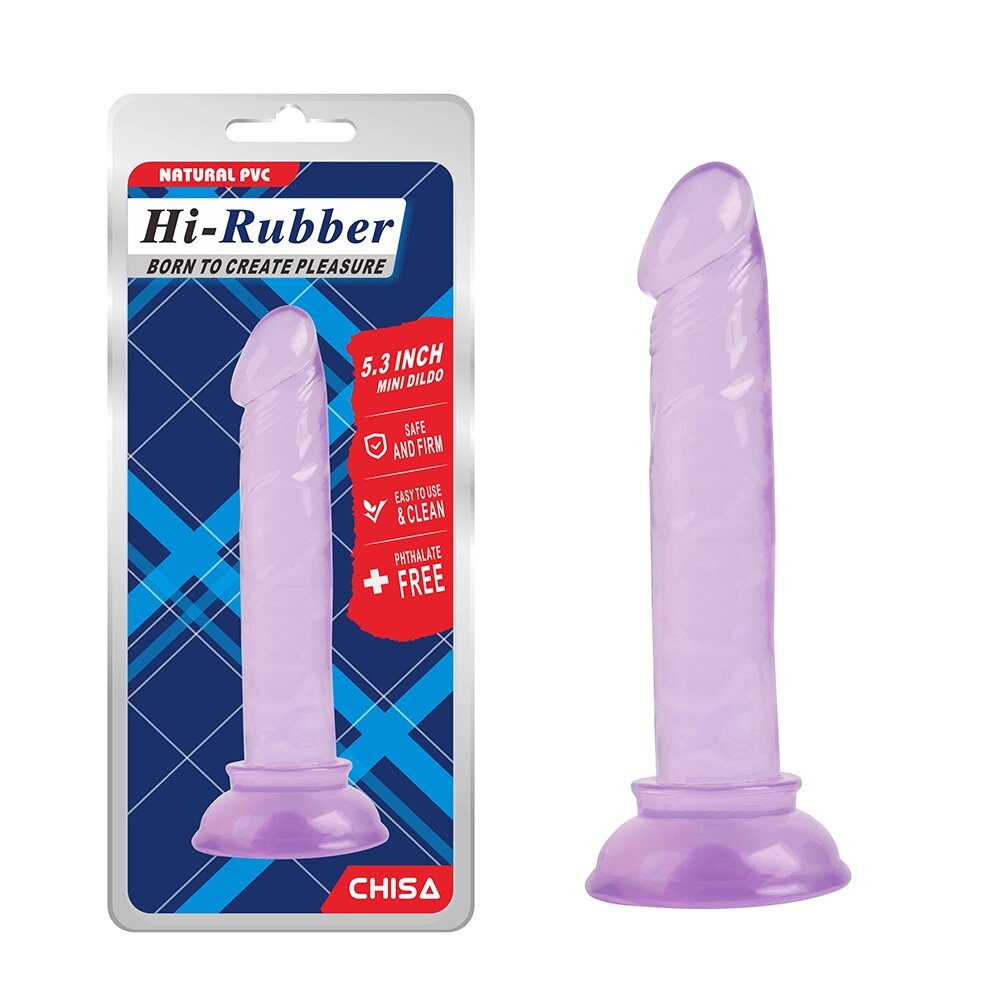 Фалоімітатор міні Chisa HI-RUBBER 5.3 inch від компанії Інтернет магазин Персик - фото 1