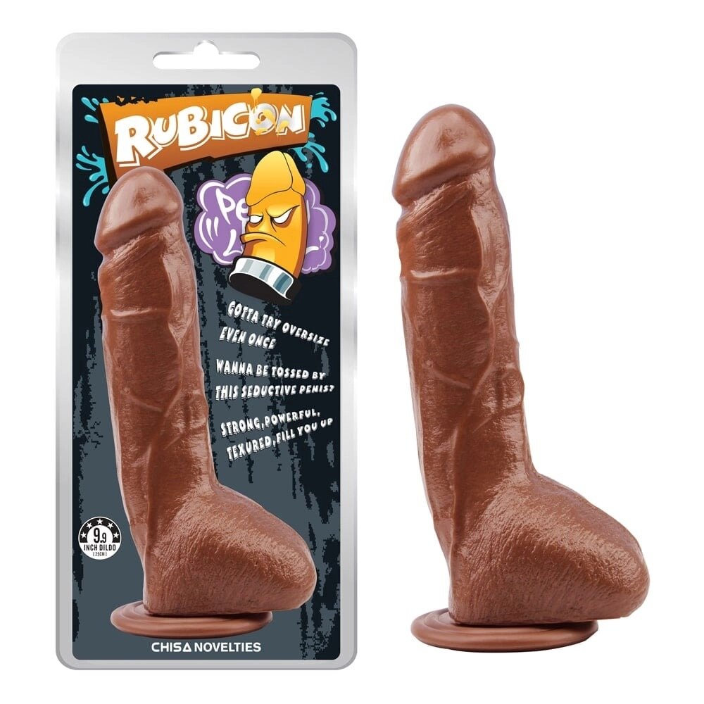 Фалоімітатор на присоске Chisa Brunet Trick Penis-Brown-Rubicon 23*4.5 см від компанії Інтернет магазин Персик - фото 1