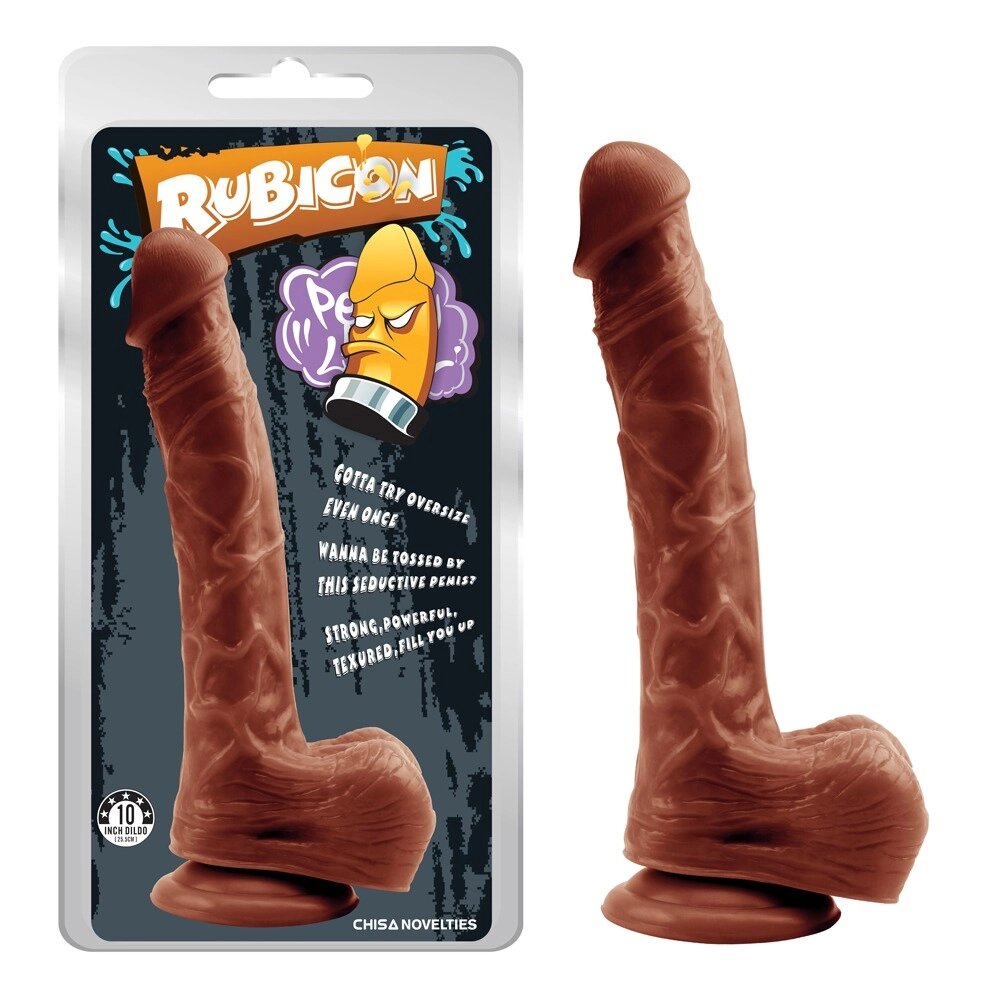 Фалоімітатор реалістик Chisa Leviathan Penis - Brown-Rubicon 24*4.5 см від компанії Інтернет магазин Персик - фото 1