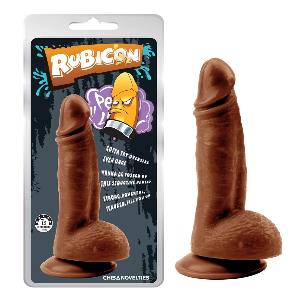 Фалоімітатор реалістик Chisa Mighty Ravage Penis Brown 20cm,*4.3cm від компанії Інтернет магазин Персик - фото 1