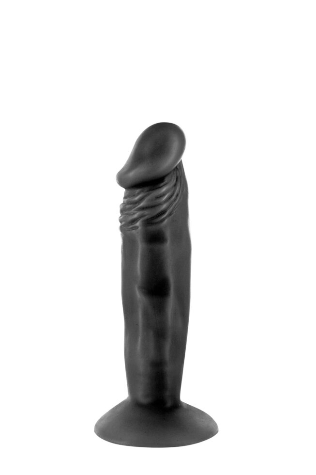 Фалоімітатор з присоскою Real Body - Real Zack Black, TPE, діаметр 3,7см від компанії Інтернет магазин Персик - фото 1