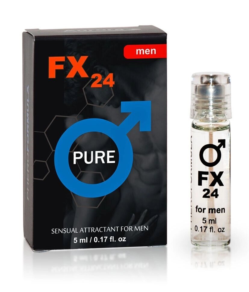 Феромонами без запаху для чоловіків FX24 PURE for men, 5 ml від компанії Інтернет магазин Персик - фото 1