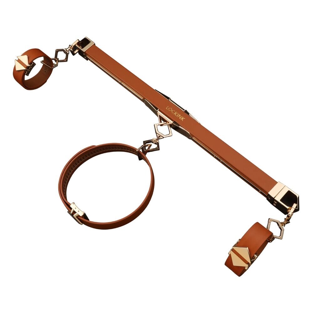 Фіксатор-розпірка LOCKINK Adjustable Spreader Bar Set - Brown від компанії Інтернет магазин Персик - фото 1