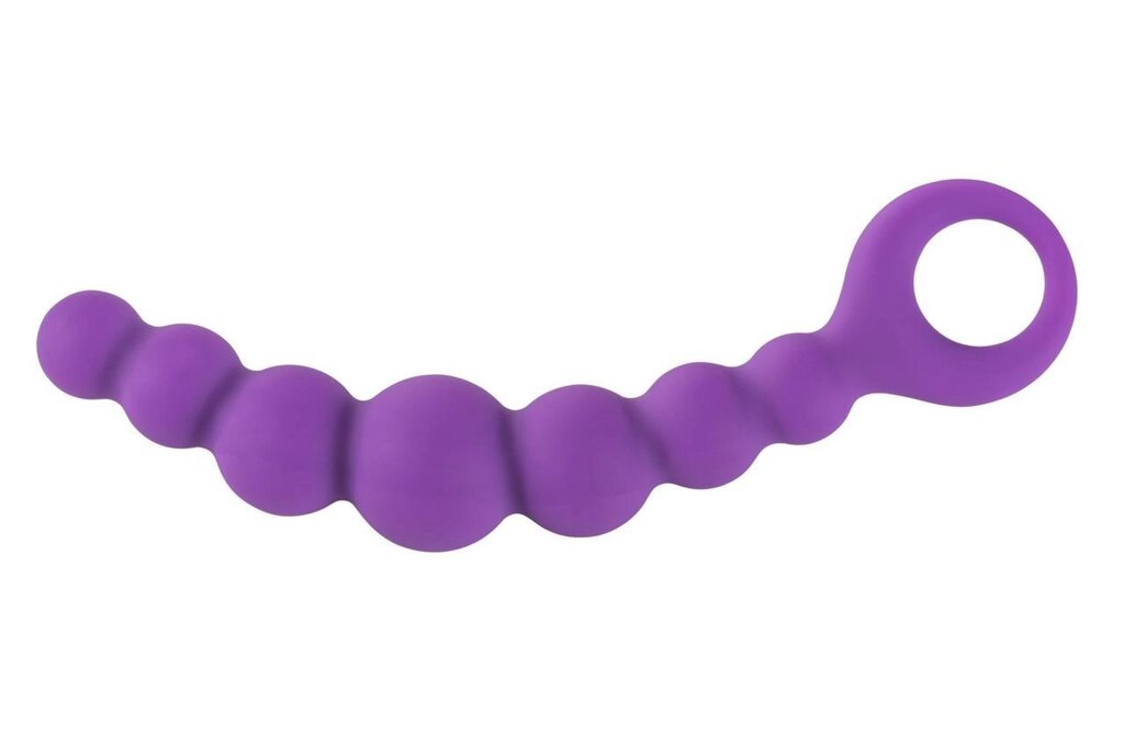 Фіолетові анальні кульки Alive Bubble Chain від компанії Інтернет магазин Персик - фото 1
