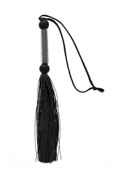 Флогер GP SILICONE FLOGGER WHIP BLACK від компанії Інтернет магазин Персик - фото 1