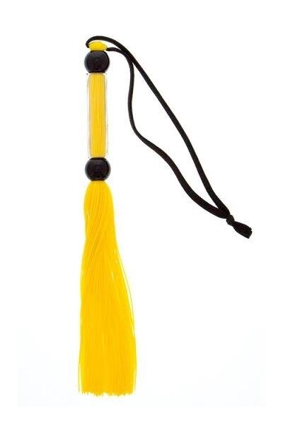 Флогер GP SILICONE FLOGGER WHIP YELLOW від компанії Інтернет магазин Персик - фото 1