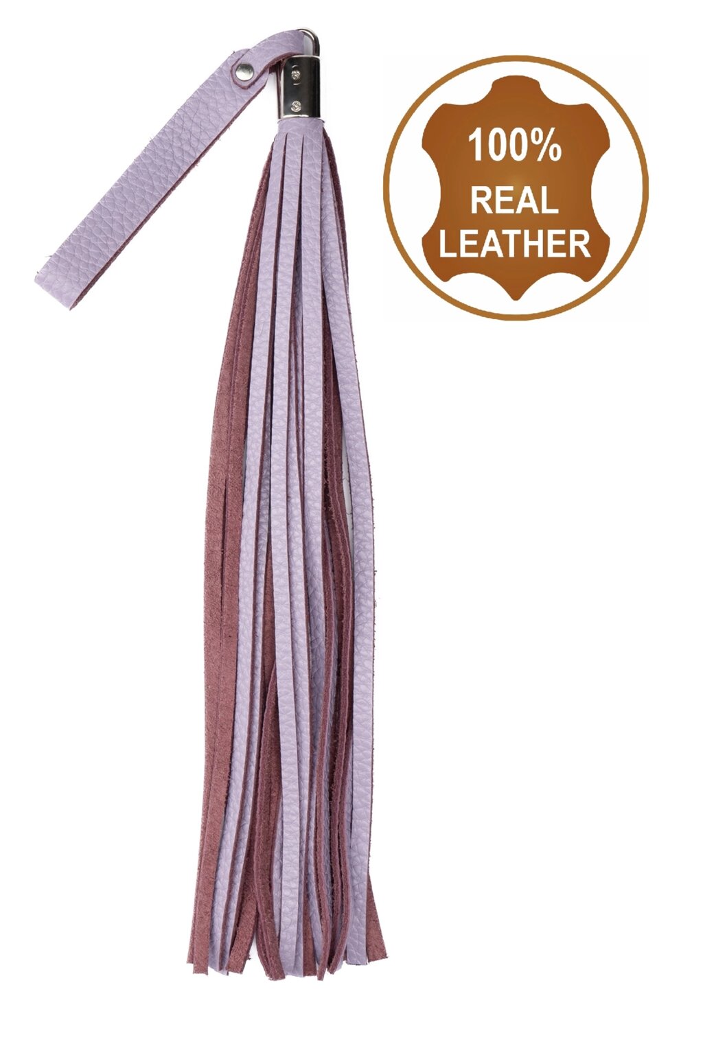 Флогер з натуральної шкіри Flirty Soft Leather - Lavender, BM-00028 від компанії Інтернет магазин Персик - фото 1
