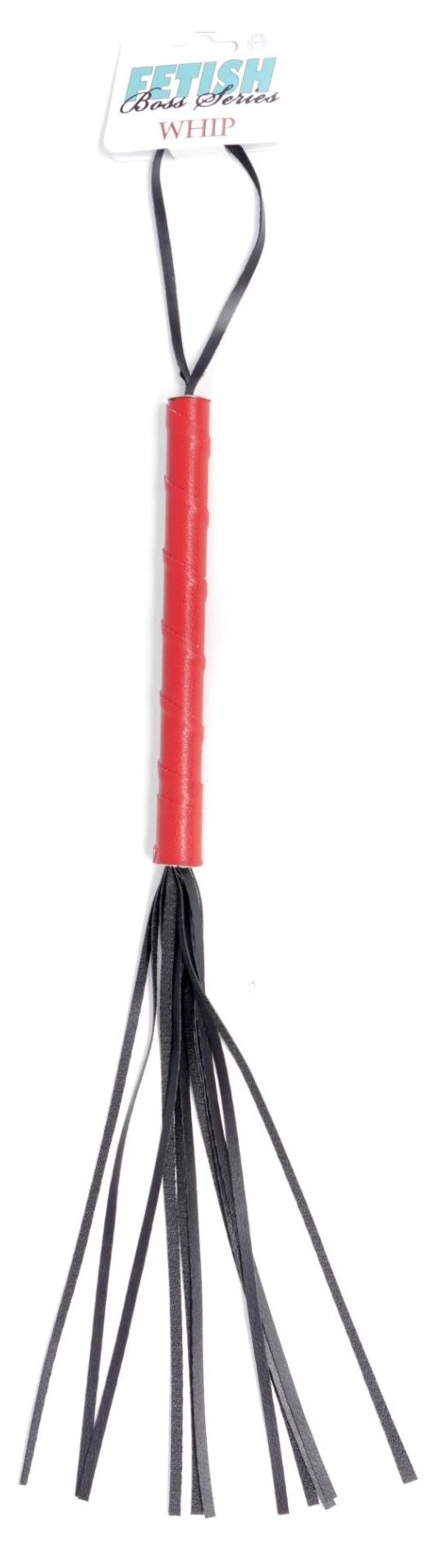 Flogger з колекції серії Fetish Boss - Whip Red та Black (Dovzhina 50 см), BS3300106 від компанії Інтернет магазин Персик - фото 1