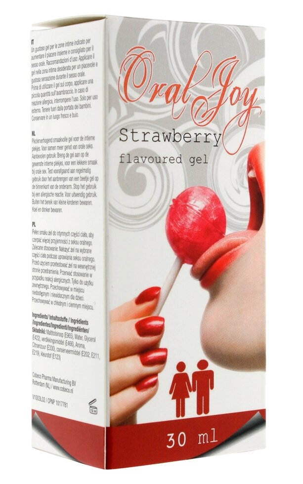 Гель для орального сексу Oral Joy Strawberry, 30 ml} від компанії Інтернет магазин Персик - фото 1