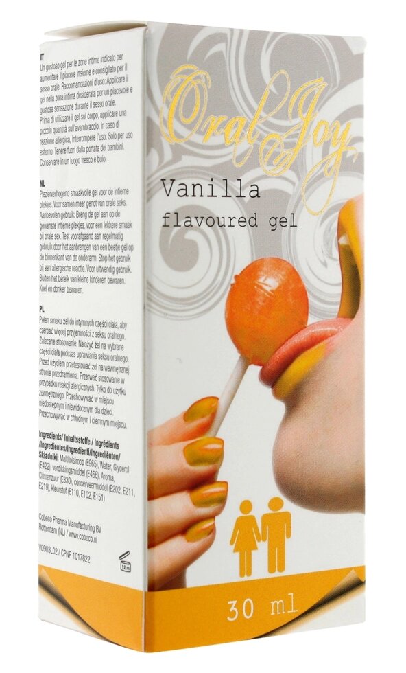 Гель для орального сексу Oral Joy Vanilla, 30 ml} від компанії Інтернет магазин Персик - фото 1