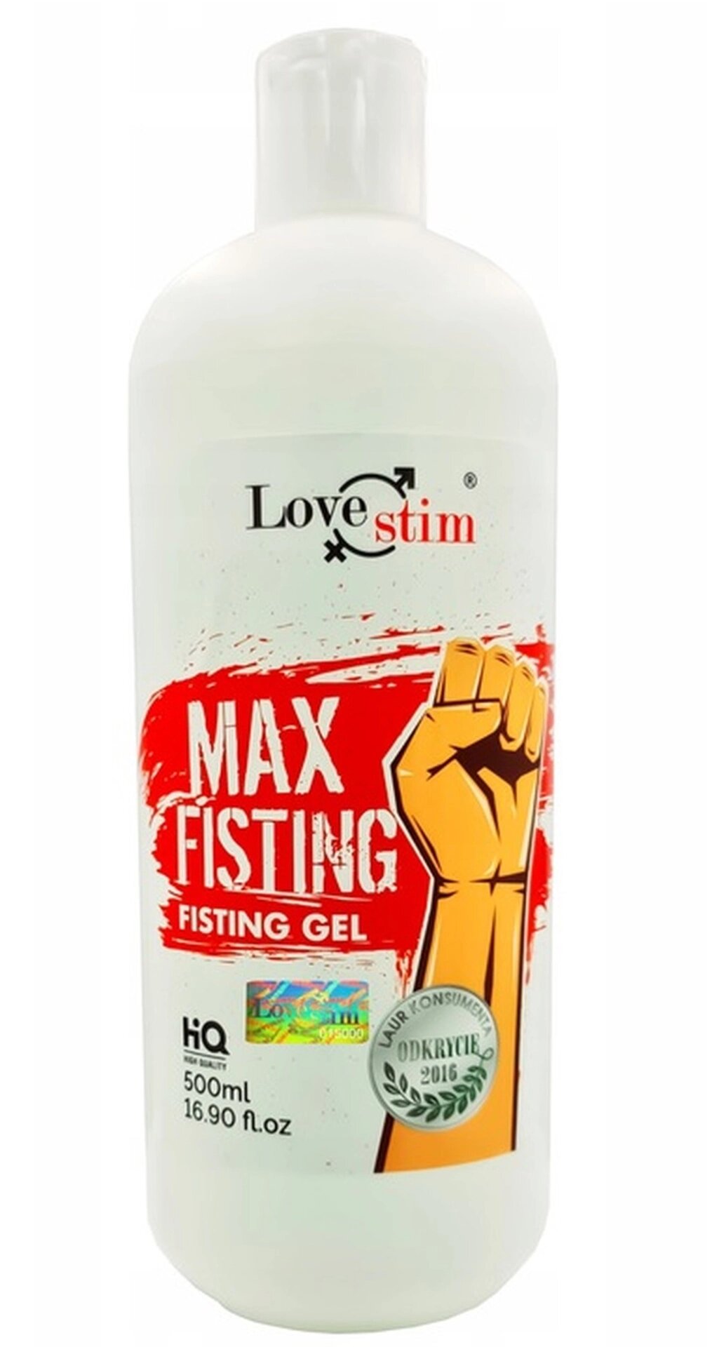 Гель лубрикант для фістингу на водній основі LoveStim – MAX Fisting, 500 ml від компанії Інтернет магазин Персик - фото 1
