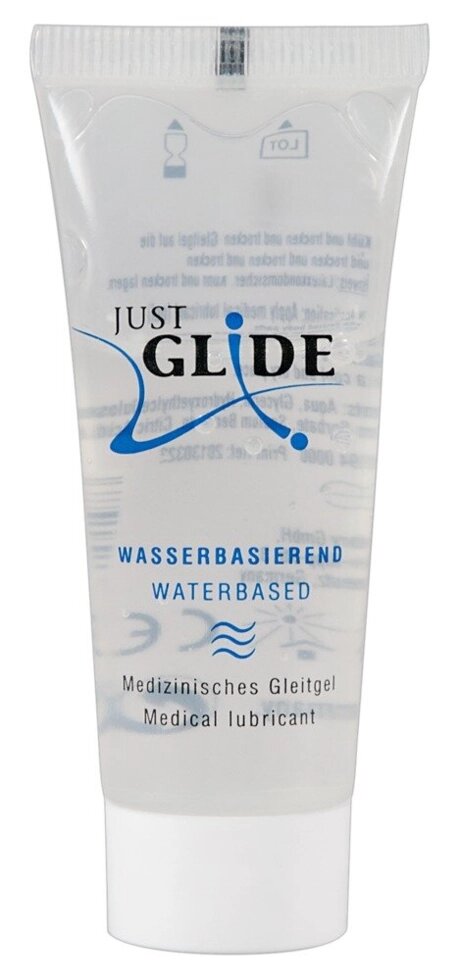 Гель-лубрикант Just Glide "Waterbased" (20 ml) від компанії Інтернет магазин Персик - фото 1
