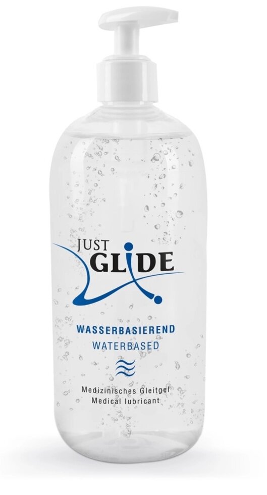 Гель-лубрикант Just Glide "Waterbased" ( 500 ml ) від компанії Інтернет магазин Персик - фото 1