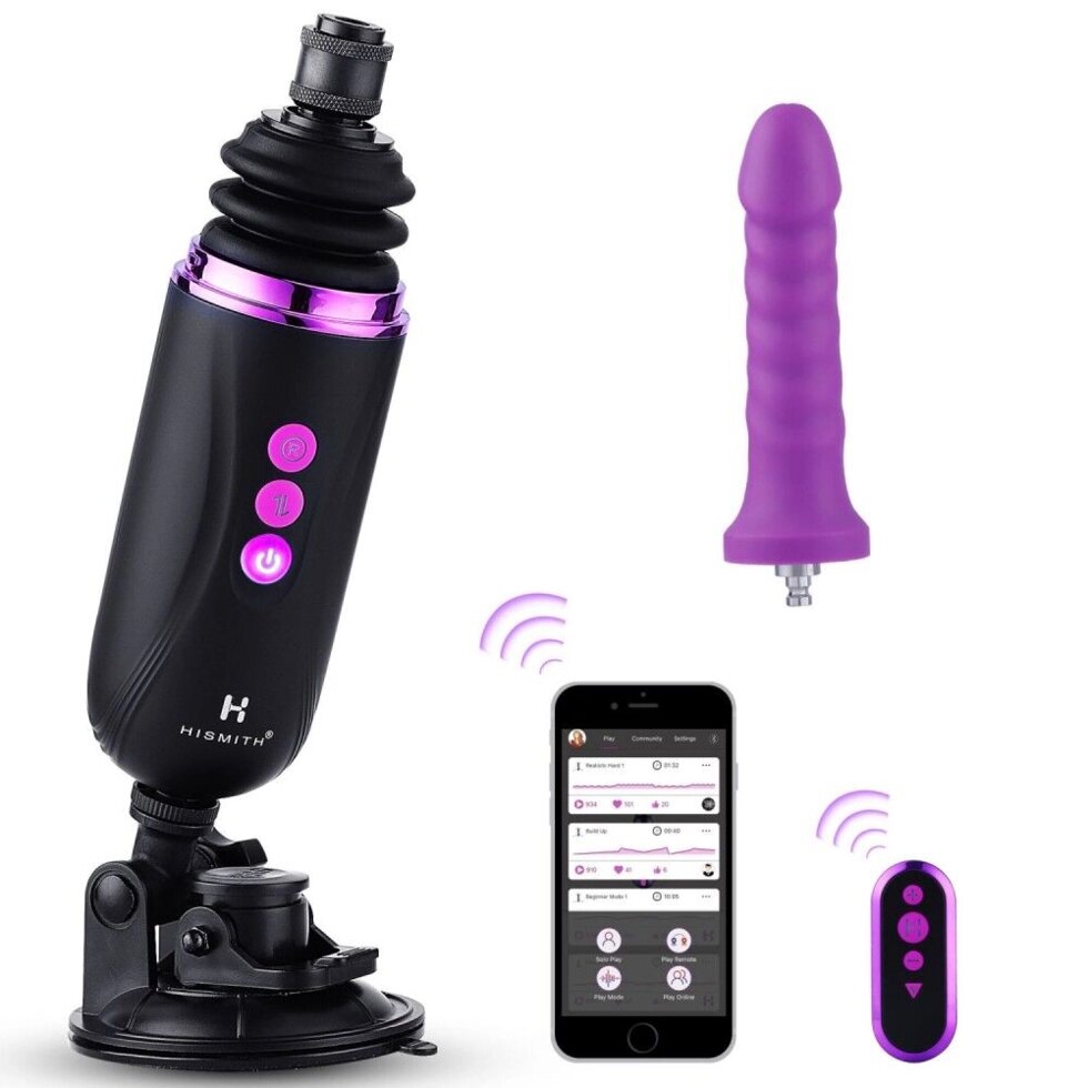 Hismith Mini Capsule Sex-Machine with Strong Suction APP від компанії Інтернет магазин Персик - фото 1