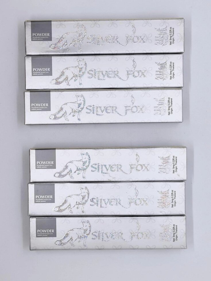 Хвилюючий порошок для жінок silver fox / Сільвер фокс (6 шт.) від компанії Інтернет магазин Персик - фото 1