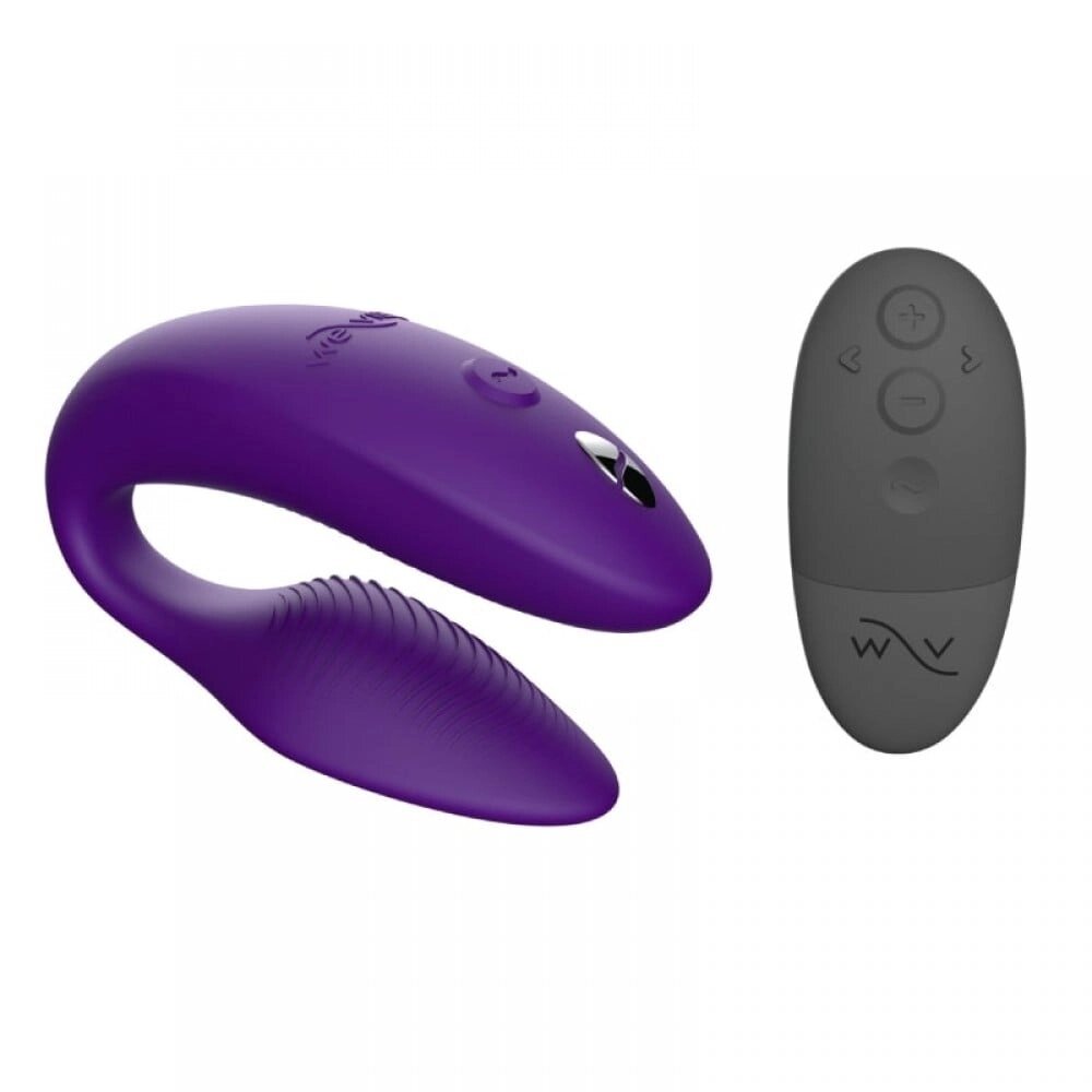 Інноваційний смарт вібратор We Vibe Sync 2 Purple для пари, фіолетовий від компанії Інтернет магазин Персик - фото 1