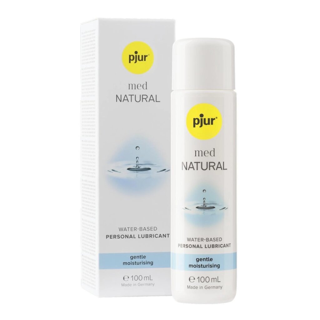 Інтимний гель Pjur Med Natural Glide, що зволожує на водній основі, 100 мл від компанії Інтернет магазин Персик - фото 1