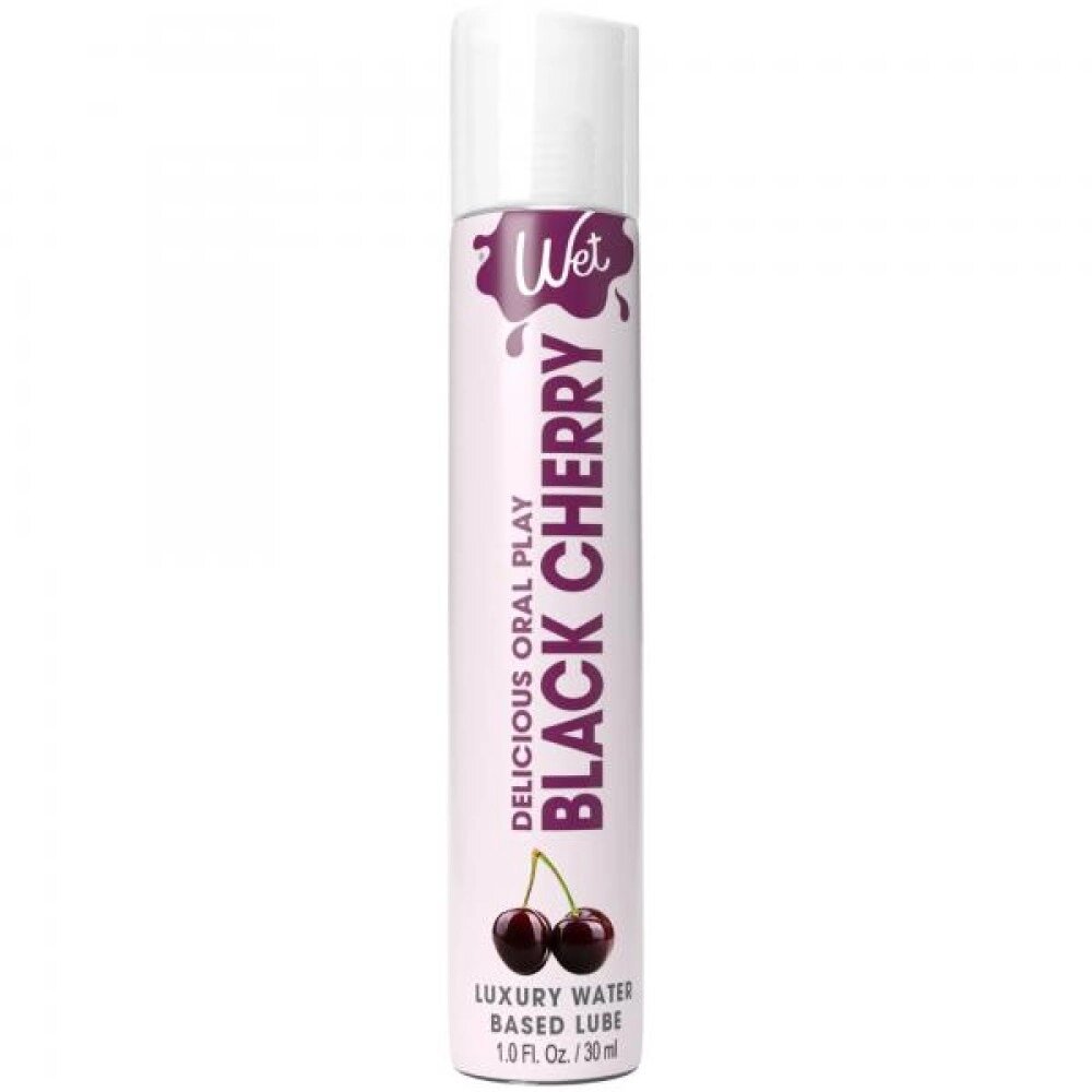 Їстівний лубрикант зі смаком черешні WET BLACK CHERRY 30 мл від компанії Інтернет магазин Персик - фото 1