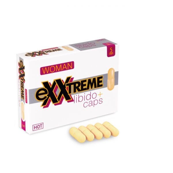 Капсули для підвищення лібідо для жінок eXXtreme, 5 шт в упаковці від компанії Інтернет магазин Персик - фото 1