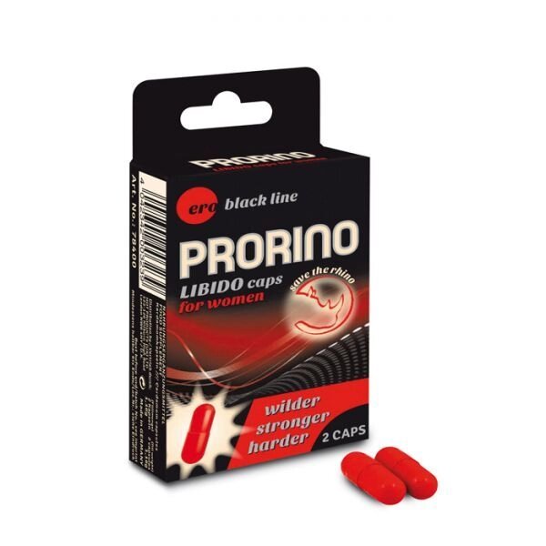Капсули для підвищення лібідо у жінок PRORINO Libido Caps, 2 шт від компанії Інтернет магазин Персик - фото 1