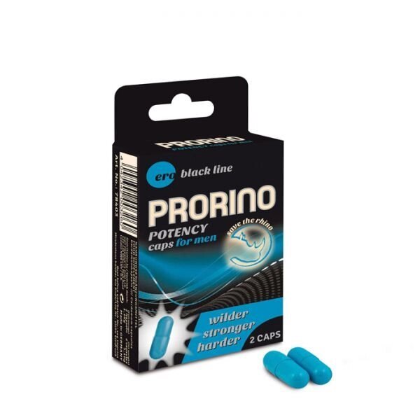 Капсули для потенції PRORINO Potency Caps for men, 2 шт від компанії Інтернет магазин Персик - фото 1
