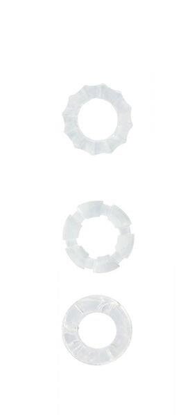Кільце MENZSTUFF STRETCHY COCK RINGS, CLEAR від компанії Інтернет магазин Персик - фото 1