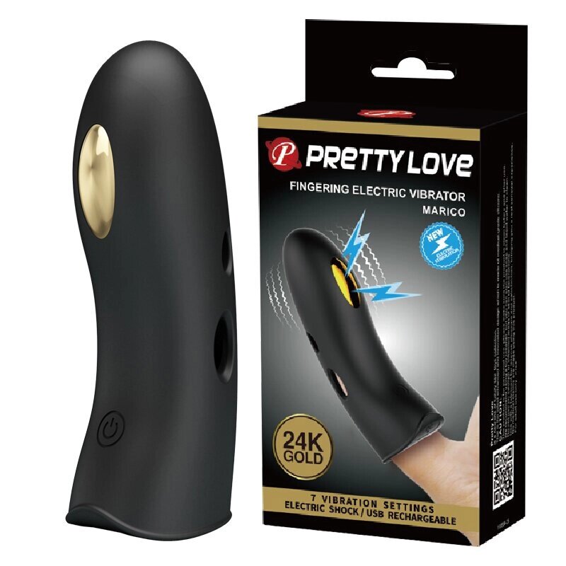 Кліторальний стимулятор на палець Pretty Love - MARICO Fingering Electric Vibrator, BI-014755 від компанії Інтернет магазин Персик - фото 1
