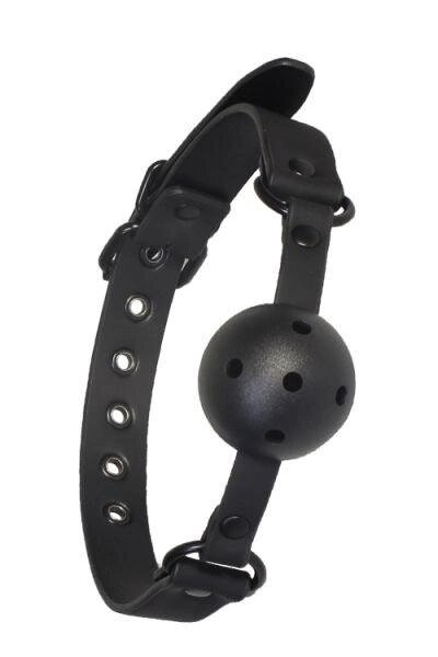 Кляп BLAZE BALL GAG WITH PAINTING EDGE BLACK від компанії Інтернет магазин Персик - фото 1