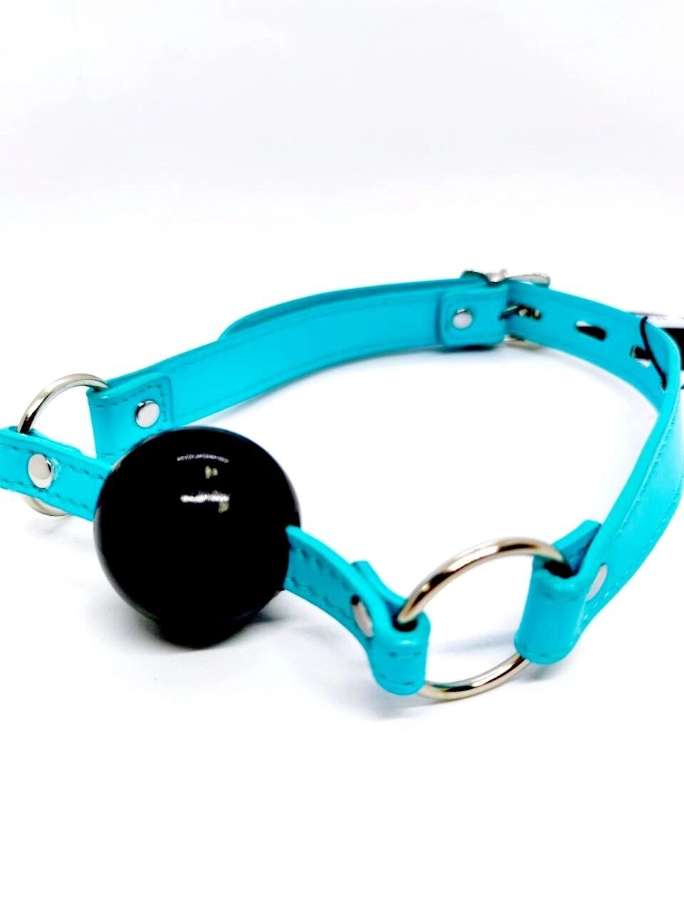 Кляп DS Fetish Ball gag blue від компанії Інтернет магазин Персик - фото 1