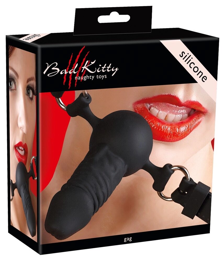 Кляп Gag Silicone Bad Kitty від компанії Інтернет магазин Персик - фото 1