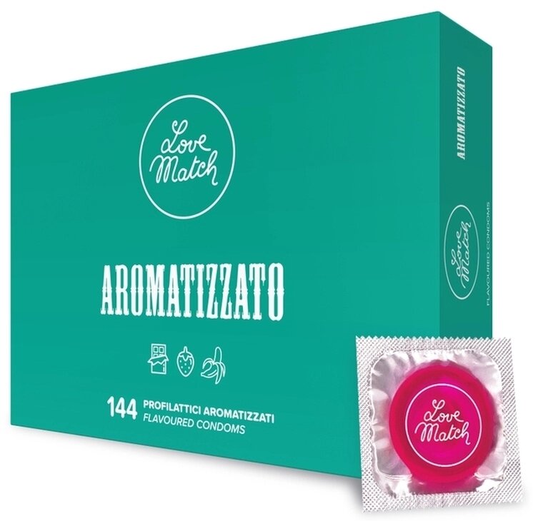 Кольорові ароматизовані презервативи Love Match - Arromatizato, №1 chocolate від компанії Інтернет магазин Персик - фото 1