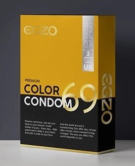 Кольорові презервативи EGZO "Color" №3 від компанії Інтернет магазин Персик - фото 1