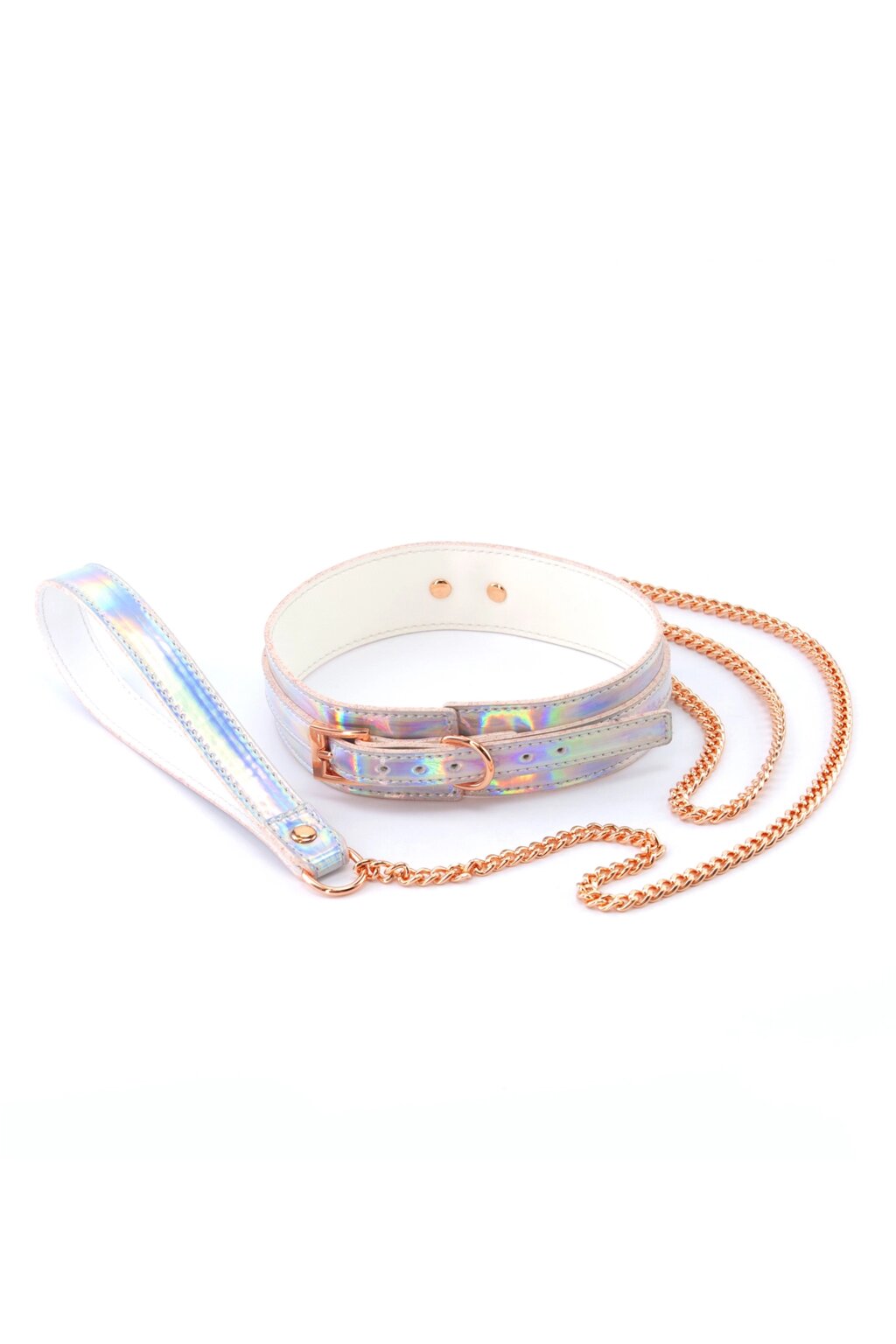 Комір з повідкою NS Novelties Cosmo Bondage Collar & Leas Rainbow від компанії Інтернет магазин Персик - фото 1