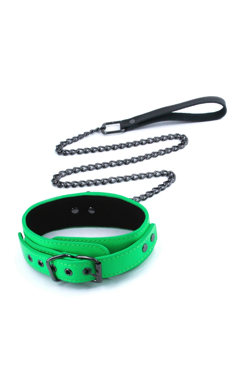 Комір з повідкою NS Novelties Electra Collar & Leash Green від компанії Інтернет магазин Персик - фото 1