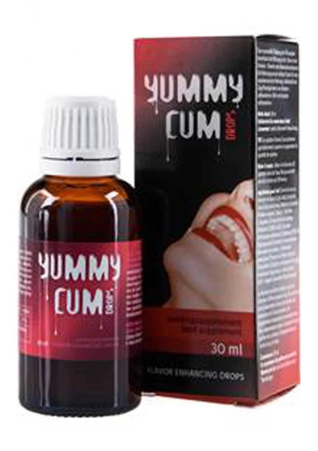 Краплі для збільшення кількості і якості сперми Yummy Cum Drops від компанії Інтернет магазин Персик - фото 1