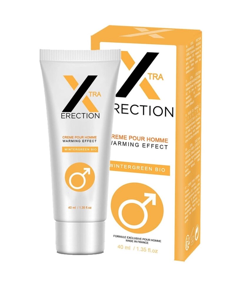 Крем для стимулювання пеніса XTRA ERECTION warming gel for man, 40 ml від компанії Інтернет магазин Персик - фото 1