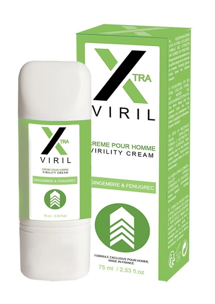 Крем стимулюючий X-VIRIL penis care cream, 75 ml від компанії Інтернет магазин Персик - фото 1