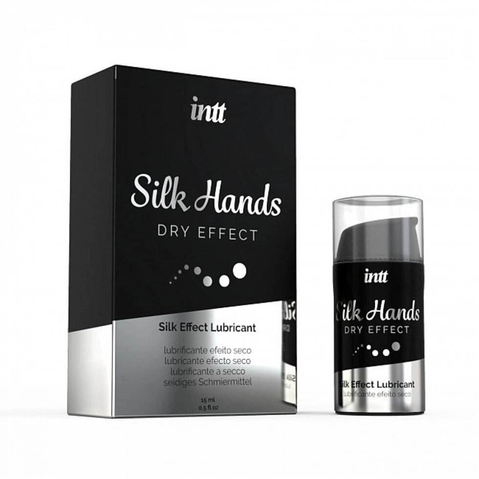 Лубрикант для мастурбации на силиконовой основеі Intt Silk Hands, 15 мл від компанії Інтернет магазин Персик - фото 1