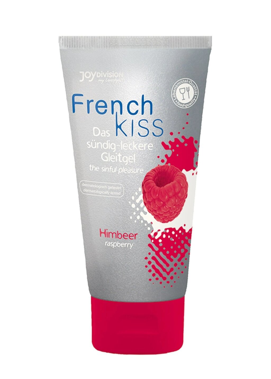 Лубрикант Французький поцілунок зі смаком малини FrenchKiss Raspberry 75 ml від компанії Інтернет магазин Персик - фото 1