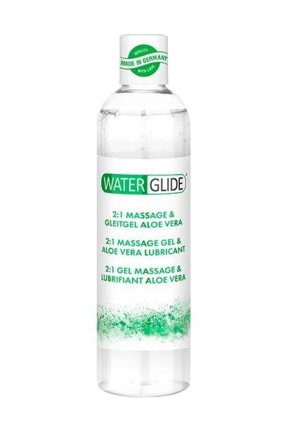 Лубрикант і масажний гель 2 в1 WATERGLIDE ALOE VERA, 300 мл від компанії Інтернет магазин Персик - фото 1