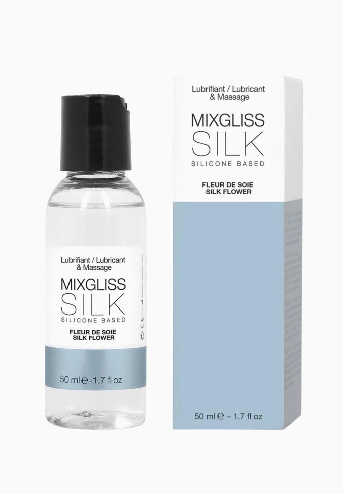 Лубрикант на силіконовій основі MixGliss SILK - FLEUR DE SOIE (50 мл) від компанії Інтернет магазин Персик - фото 1