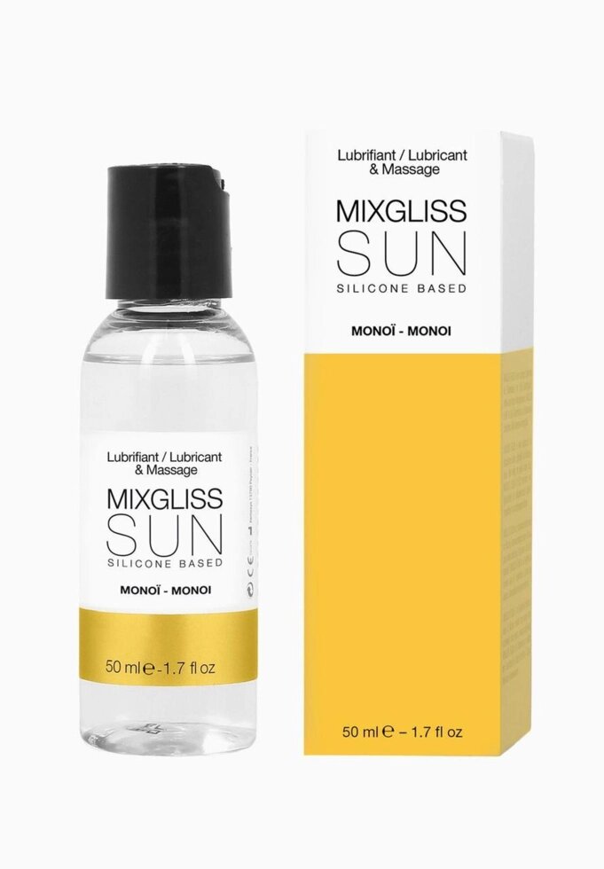 Лубрикант на силіконовій основі MixGliss SUN MONOI 50 мл від компанії Інтернет магазин Персик - фото 1